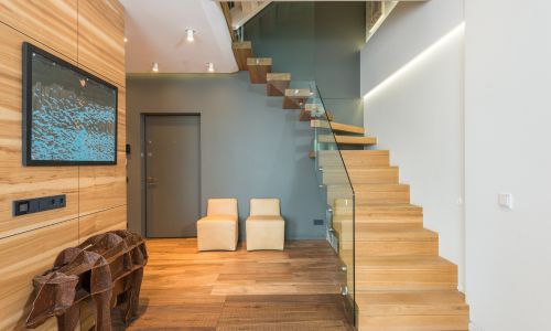 escalera de madera moderna valencia