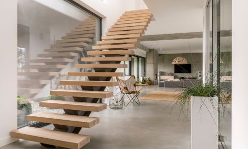 peldaños de madera para escaleras de metal en valencia